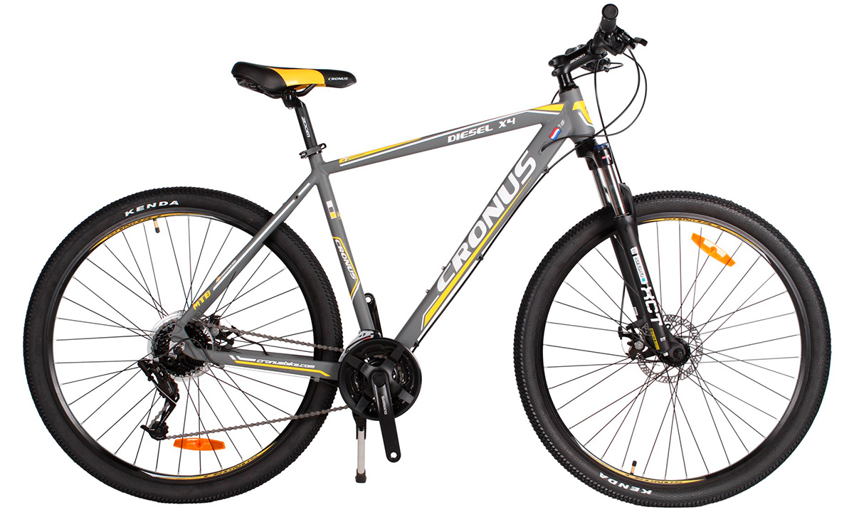 Велосипед Cronus Diesel X4 29" (2019) 2020 Серо-желтый